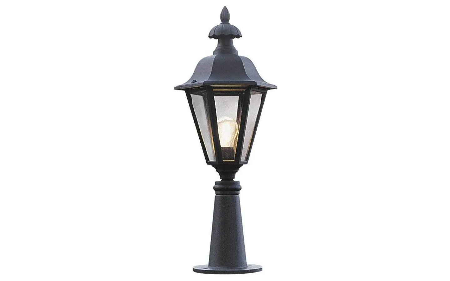 Lykthus<Konstsmide Pallas Lykthus 41cm Svart