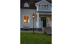 Konstsmide Pallas Stolplykta 2,6m E27 Svart IP23* Kompletta Stolplyktor