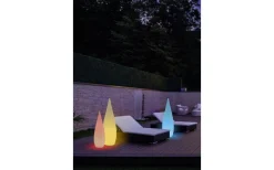 Uppladdningsbara Lampor Utomhus|Uppladdningsbara Lampor Utomhus<Reality Palmas Laddbar Golvlampa LED 120cm RGBW med fjärr IP44