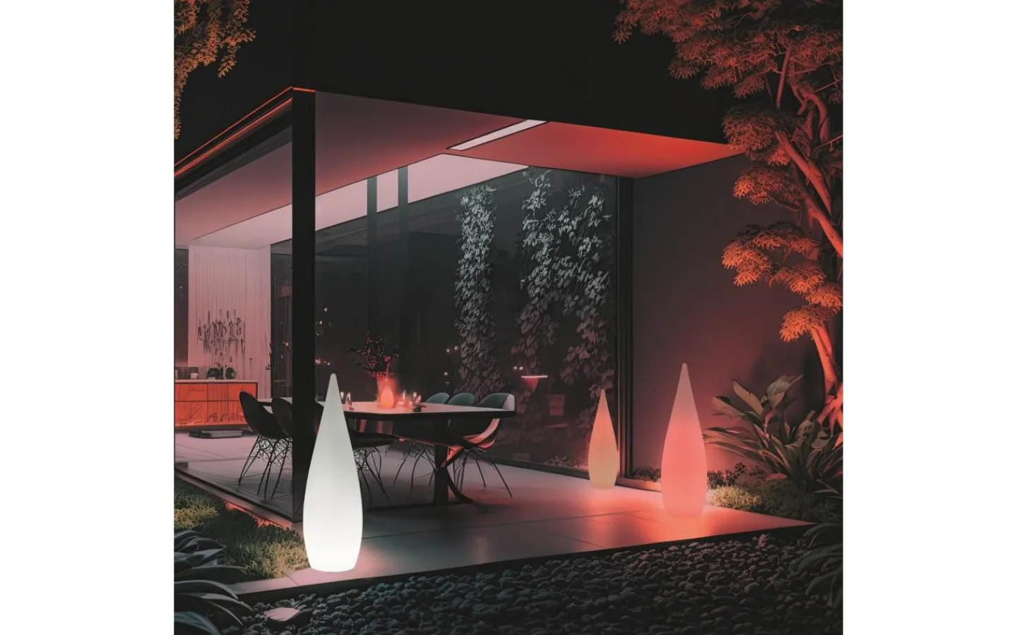 Uppladdningsbara Lampor Utomhus|Uppladdningsbara Lampor Utomhus<Reality Palmas Laddbar Golvlampa LED 120cm RGBW med fjärr IP44