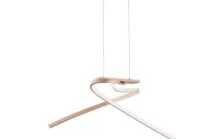 Stora Taklampor Ø70-150 Cm<Eglo Palozza Taklampa 71cm LED 3000K 19W Roséguld