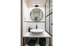 Badrumslampor Vägg<Eglo Pandella 1 Spegelbelysning 40cm LED 4000K 7,4W Svart IP44