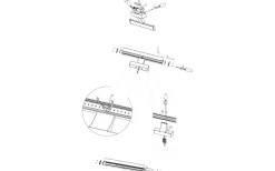 Pandella 2 Spegelbelysning 40cm LED 4000K 7,4W Silver IP44