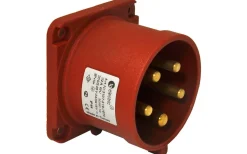 Panelintag, Infällt, Rakt, 16A, 3P+N+J, 400V, 6h, IP44 (70x70)