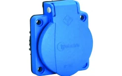 Paneluttag 1-fas, Blå, IP54