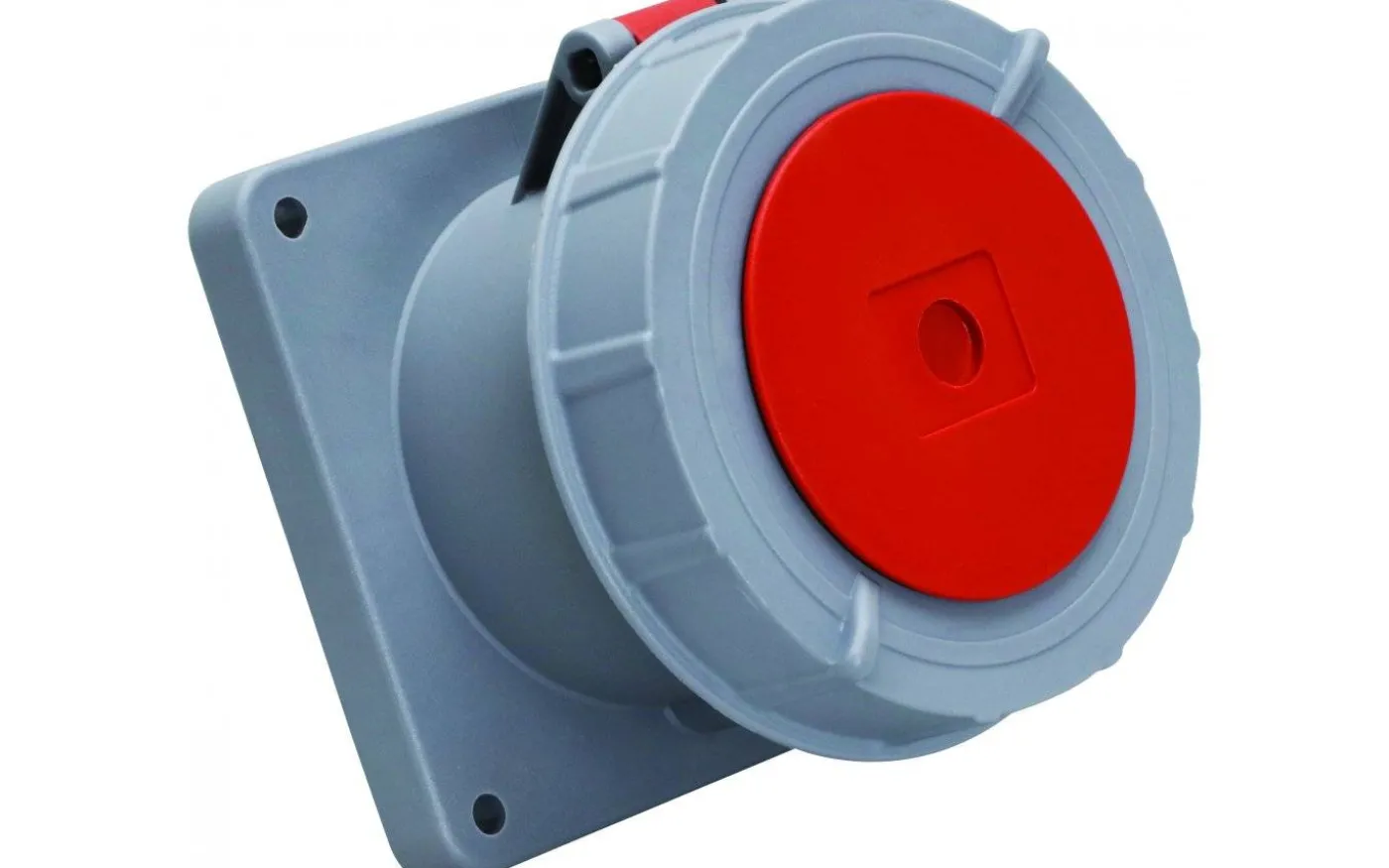 Paneluttag, Infällt, Rakt, 125A, 3P+N+J, 400V, 6h, IP67 (120x120)