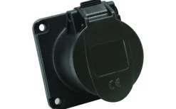 Paneluttag Stage, Infällt, Rakt, 16A, 2P+J, 230V, 6h, IP44 (75x75)