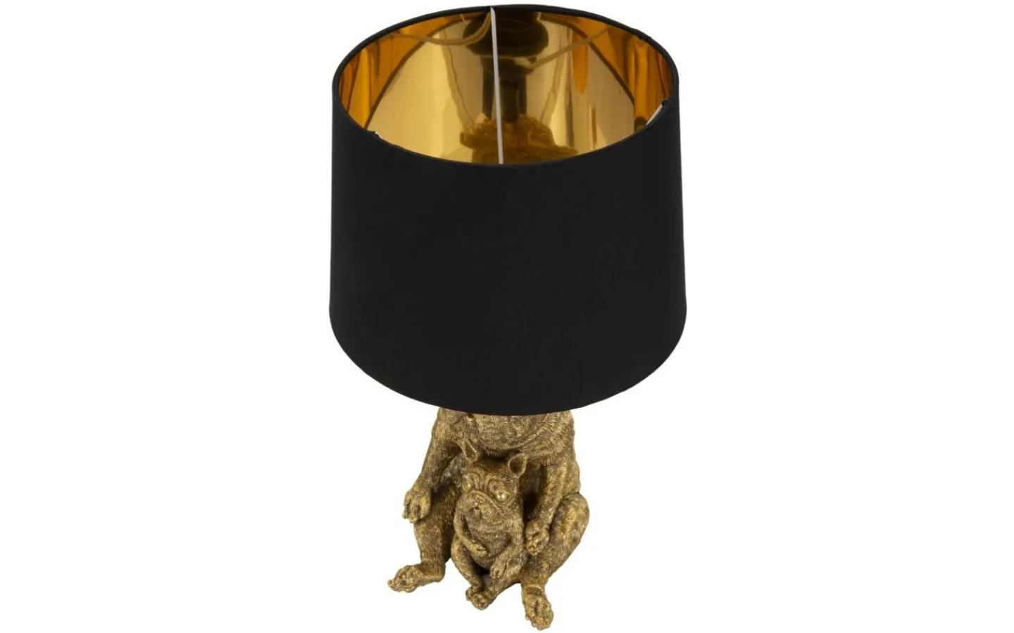 Mauro Ferretti Paolo Bordslampa Hundar 43,8cm Guld/Svart* Bordslampor