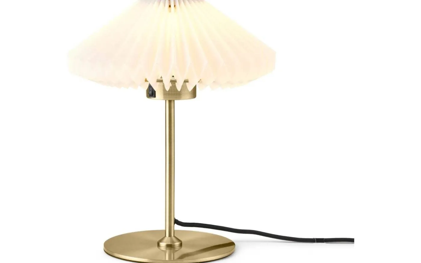 Paris Bordslampa 32cm Mässing/Vit