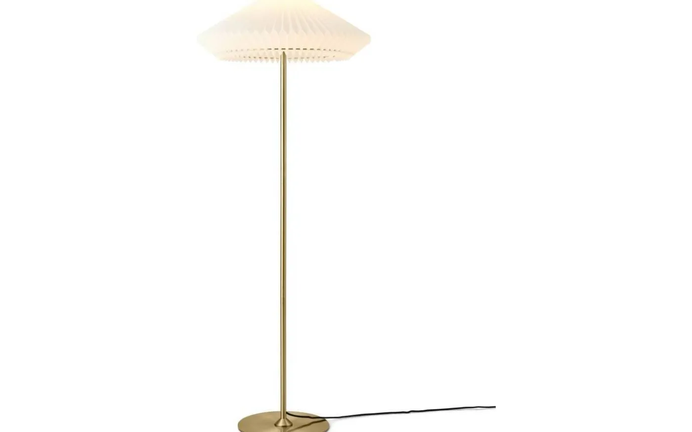 Paris Golvlampa 140cm Mässing/Vit