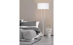 Golvlampor<Trio Lighting Paris II Golvlampa E27 borstat stål