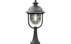 Pollare & Grindlyktor<Konstsmide Parma Grindstolpslykta 58cm Rostfri/Svart IP43