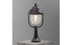 Konstsmide Parma Grindstolpslykta 58cm Svart IP43* Pollare & Grindlyktor