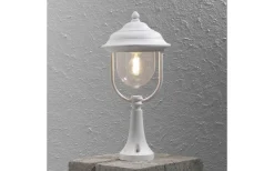 Pollare & Grindlyktor<Konstsmide Parma Grindstolpslykta 58cm Vit IP43