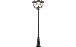 Parma Stolplykta 2,2m 3xE27 Svart IP43