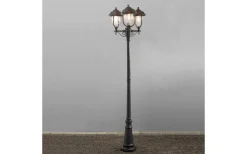 Parma Stolplykta 2,2m 3xE27 Svart IP43