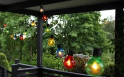 Star Trading Partaj Ljusslinga 4,5m 16L Multifärgad IP44* Ljusslingor Med Färgade Lampor|Partyslingor Utomhus 230V