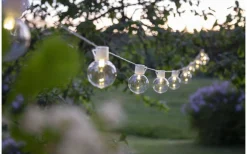 Star Trading Partaj Ljusslinga 4,5m 16L Vit IP44* Partyslingor Utomhus 230V|Partyslingor Utomhus 230V