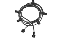 Partyslingor Utomhus 230V|Partyslingor Utomhus 230V<PR Home Partyslinga 4,2m 5xE14 Svart IP44
