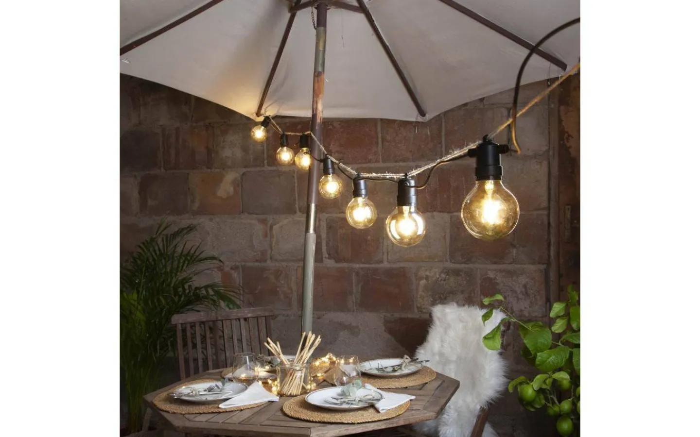 Star Trading Partyslinga System 24 EXTRA 4m 8xE27 24V* System 24 Startrading|Partyslingor Utomhus 230V