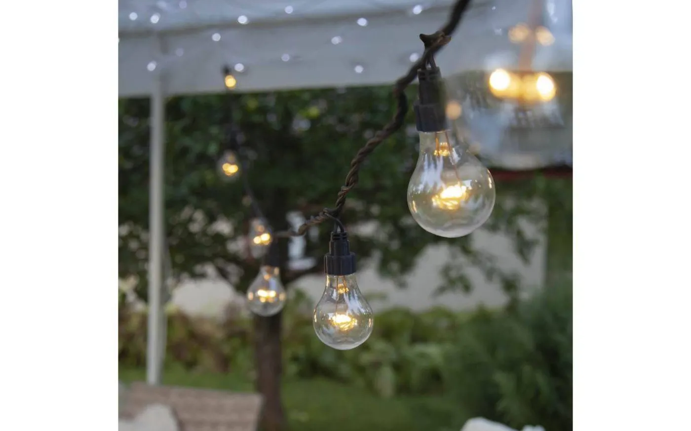 Partyslinga System LED EXTRA 5m 10L Svart Kabel