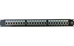 Malmbergs Patchpanel 19- Cat.6, Skärmad, 24-portar* Datanätmaterial