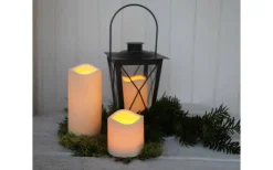 Star Trading Paul Blockljus LED Utomhusbruk 7,5cm Beige* Blockljus Utomhus|Blockljus Utomhus