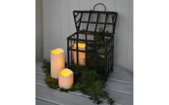 Star Trading Paul Blockljus LED Utomhusbruk 7,5cm Beige* Blockljus Utomhus|Blockljus Utomhus