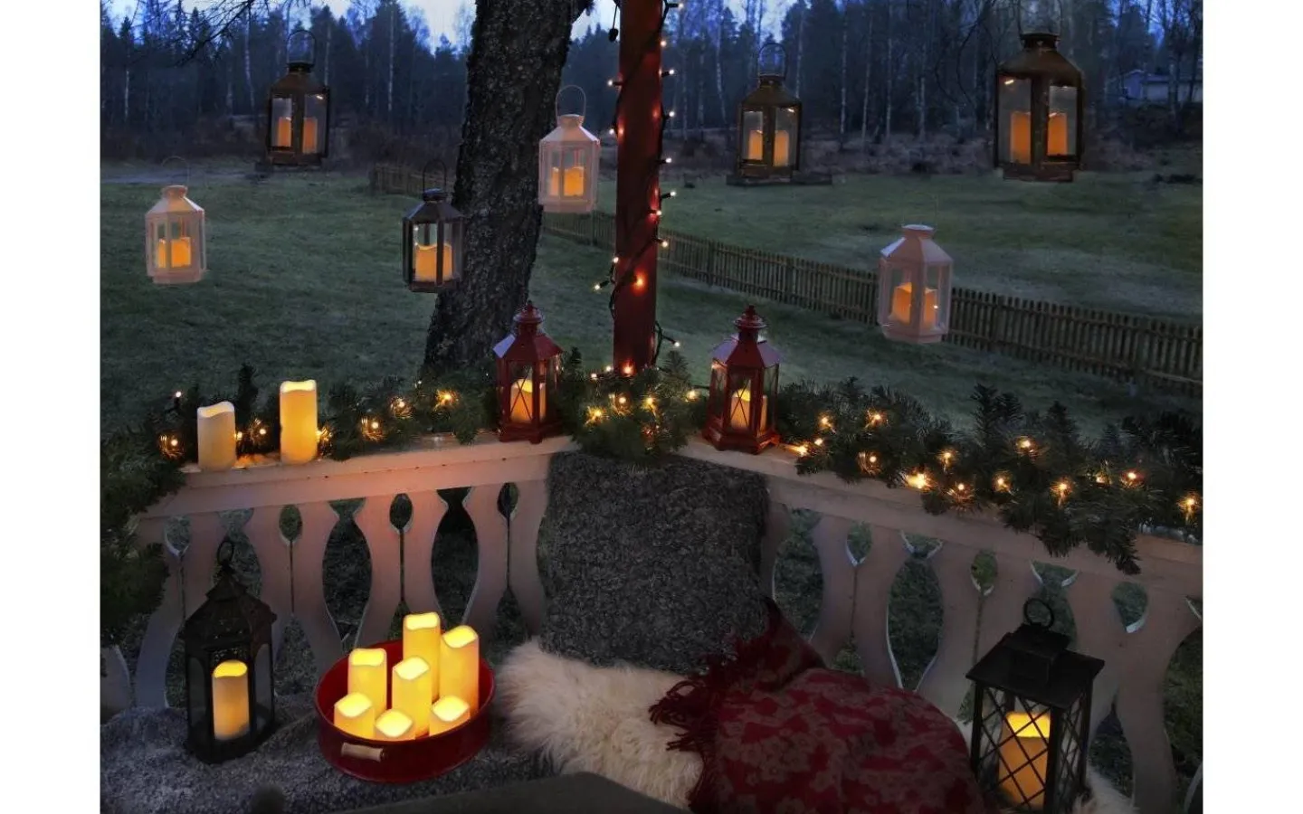 Star Trading Paul Blockljus LED Utomhusbruk 11,5cm Beige* Blockljus Utomhus|Blockljus Utomhus