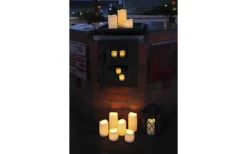 Star Trading Paul Blockljus LED Utomhusbruk 11,5cm Beige* Blockljus Utomhus|Blockljus Utomhus