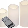 Blockljus Utomhus|Blockljus Utomhus<Star Trading Paul Blockljus LED Utomhusbruk 3-pack Vit