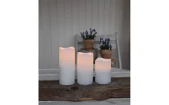 Blockljus Utomhus|Blockljus Utomhus<Star Trading Paul Blockljus LED Utomhusbruk 3-pack Vit