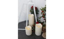 Star Trading Paul Blockljus LED Utomhusbruk Sensor 23cm Beige* Blockljus Utomhus|Blockljus Utomhus