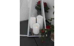 Blockljus Utomhus|Blockljus Utomhus<Star Trading Paul Blockljus LED Utomhusbruk 15cm Vit