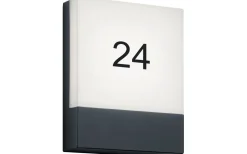 Trio Lighting Pecos Vägglampa LED / sifferlampa antracit IP54* Vägglampor Utomhus