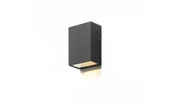 Upp Eller Nedljus Lampor|Vägglampor Utomhus<Rendl Pekko Vägglampa LED 3W 3000K Svart IP54