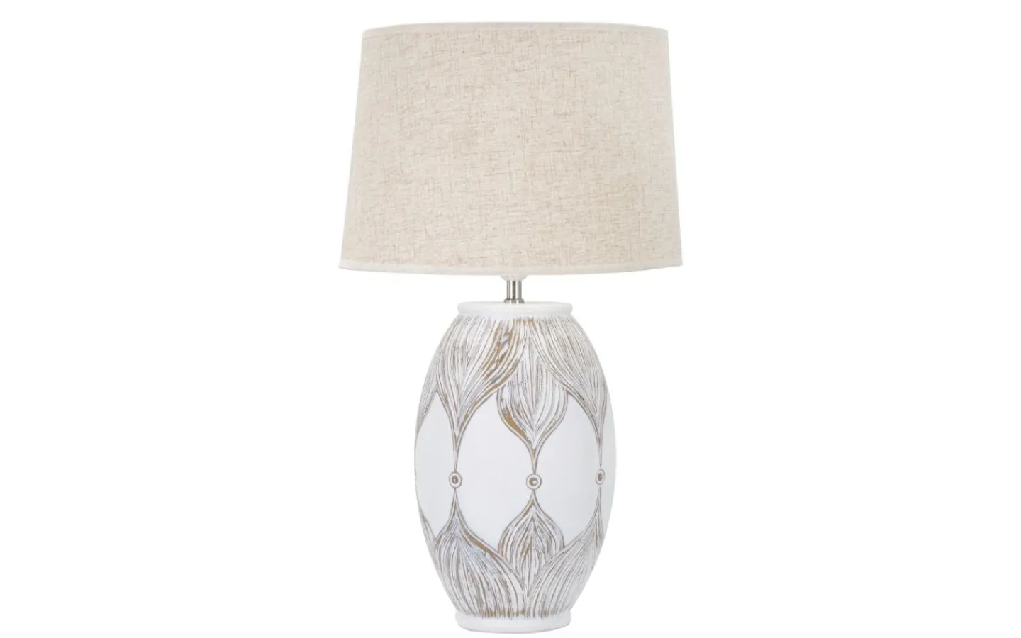 Bordslampor<Mauro Ferretti Perfect Bordslampa 67cm Vit/Beige