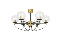 Hallbergs Perla 6 Taklampa 78cm 6L Mässing* Hall & Trappa|Sovrum