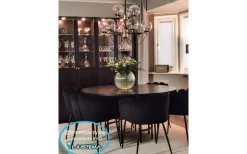 Hallbergs Perla 9 Taklampa 95cm Mässing* Kök & Matplats|Stora Taklampor Ø70-150 Cm