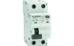 Normkomponenter<Malmbergs Personskyddsbrytare, A-typ, 1P+N, C25A, 30mA