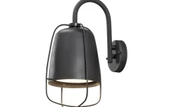 Perugia Vägglykta Svart IP44