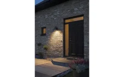 Perugia Vägglykta Svart IP44