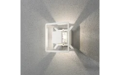 Vägglampor Utomhus<Konstsmide Pescara Vägglampa Ram LED Vit IP54