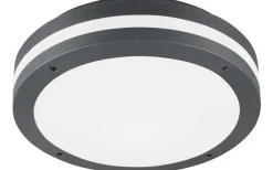 Piave Plafond LED antracit med rörelsesensor IP54