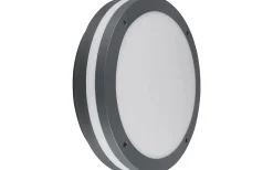 Piave Plafond LED antracit med rörelsesensor IP54