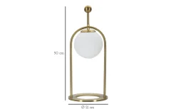 Bordslampor<Mauro Ferretti Piccolo Bordslampa 50cm Guld