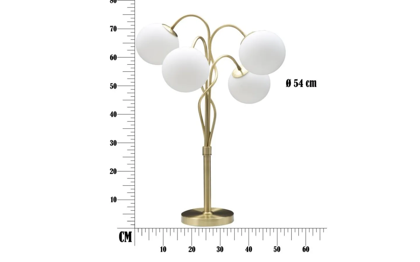 Mauro Ferretti Piccolo Bordslampa 74cm Guld* Golvlampor