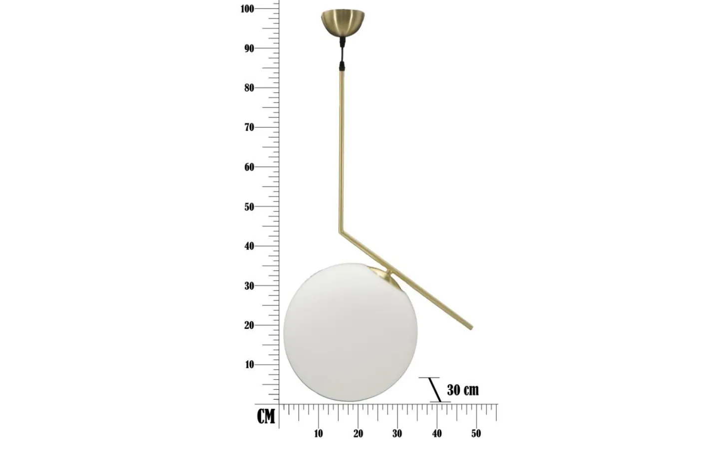 Lampetter<Mauro Ferretti Piccolo Taklampa 100cm Guld