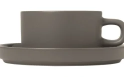 Koppar & Muggar<Blomus Pilar Tekoppar 2-pack Pewter