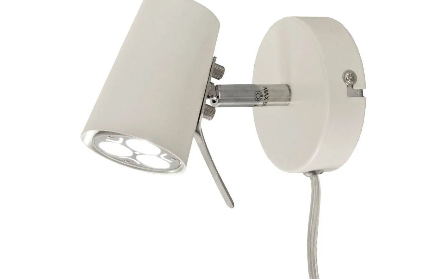 Aneta Pilot Vägglampa Vit* Sovrum|Läslampor